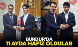 Burdur'da 11 ayda hafız oldular