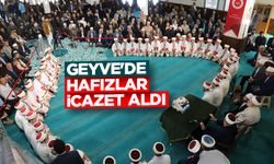 Geyve'de hafızlar icazet aldı