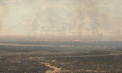 Hakkari'de Nehil Sazlığı'ndaki yangına havadan müdahale ediliyor