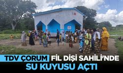 TDV Çorum, Fil Dişi Sahili'nde su kuyusu açtı