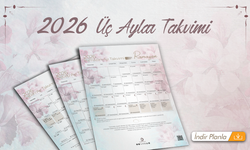 İndirilebilir Üç Aylar planlayıcısı - 2026