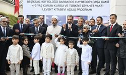 Barbaros Hayrettin Paşa Camii Kur'an Kursu ve TDV Kitabevi açıldı