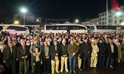 Simav'da 146 umreci dualarla yola çıktı