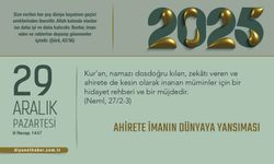 Ahirete İmanın Dünyaya Yansıması
