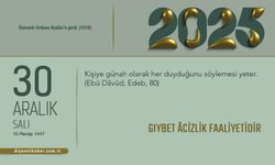 Gıybet Âcizlik Faaliyetidir