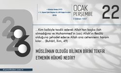 Müslüman olduğu bilinen birini tekfir etmenin hükmü nedir?