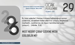 Mest nedir? Çorap üzerine mesh edilebilir mi?