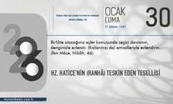 Hz. Hatice’nin (ranhâ) Teskin Eden Tesellisi