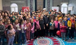 Çavdır'lıda minikler camide buluştu