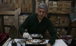 Gaziantepli "Yaşayan İnsan Hazinesi" sedef kakmayı yaşatmaya çalışıyor