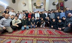 Arapgir'de fen lisesi öğrencileri camide buluştu