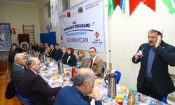 TDV Bakü Türk Lisesi'nde iftar programı düzenlendi