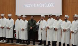 Bingöl'de aday din görevlileri törenle göreve başladı