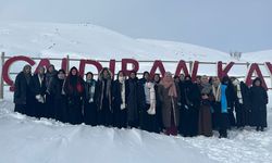 Müftülük hafızları kayakla buluşturdu