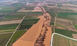 Turgutlu Ovası'nı sel vurdu