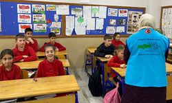 TDV'den yangınzede öğrencilere ziyareti