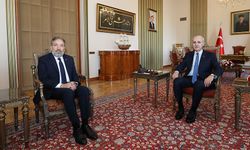 TBMM Başkanı Kurtulmuş, Diyanet İşleri Başkanı Arpaguş'u kabul etti