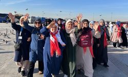 Şehit yakınları umrede