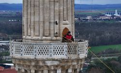 Selimiye'nin minareleri mahyalandı