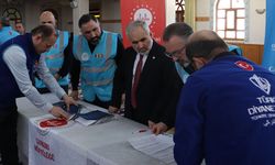 Belçika Diyanet Vakfı'nın Desteğiyle Çankırı'da yüzlerce aileye yardım eli uzatıldı