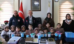 Kilis'te minikler Gazze'ye destek oldu