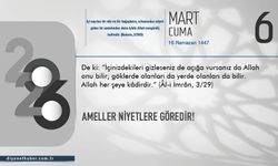 Ameller Niyetlere Göredir!