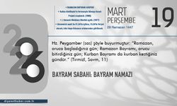 Bayram Sabahı: Bayram Namazı
