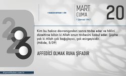 Affedici Olmak Ruha Şifadır