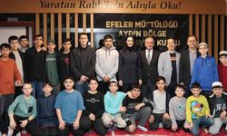 Aydın'da hayırseverlerle hafızlar iftar sofrasında buluştu