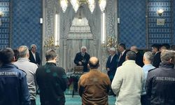 Aksaray'da hükümlüler cami programında buluştu