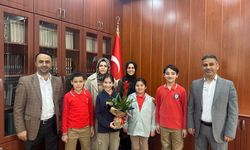 Çocuklar müftülükte ağırlandı