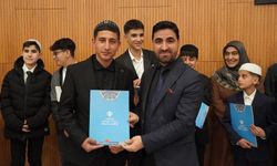 Bingöl'de hafızlar belge aldı