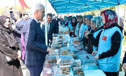 Düzce'de "İki İnsan Bir Hayat" çarşısı açıldı