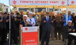 Karaman'da ilk hacı kafilesi dualarla yola çıktı