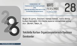 Vekâletle Kurban Organizasyonlarında Uyulması Gerekenler