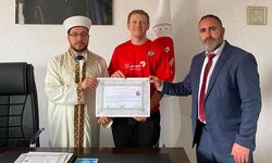 Alman genç, Beylikova'da Müslüman oldu