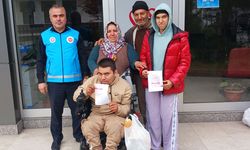 Engelli kardeşler, ilk kurban vekaletlerini TDV'ye verdi