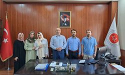Bilgi yarışması ilçe birincisinden müftülüğe ziyaret