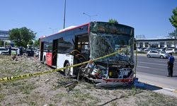 Başkentte EGO otobüsü ile ticari aracın karıştığı kazada 1 kişi öldü, 9 kişi yaralandı