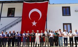 Erentepe Köyü'nde 45 günde tamamlanan cami açıldı
