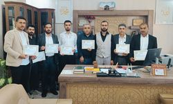 Kozluk'ta başarılı personel ödüllendirildi