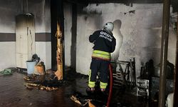 Ordu'da cami lojmanında yangın