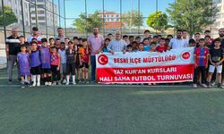 Besni'de Kur’an kursları futbol turnuvası başladı