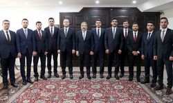 Başkan Arpaguş, göreve başlayan müfettiş yardımcılarını kabul etti