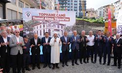 Tophane Mahallesi Camii’nin temeli dualarla atıldı