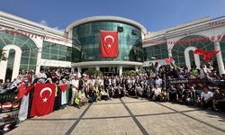 "Filistin Konvoyu" Sakarya'dan dualarla uğurlandı