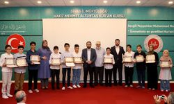 Sivas’ta 11 Öğrenci Hafızlık Belgesini Aldı