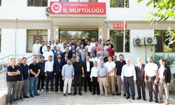 İl Müftüsü Büyük, personelle vedalaştı