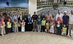 Bartınlı minik umreciler Mekke'de buluştu
