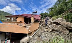 Trabzon'da heyelan